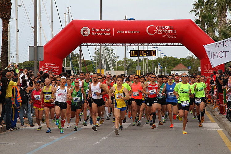 Cartell 5a Edició Cursa 5 i 10 km de Vilanova i la Geltrú 